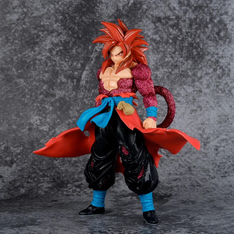 27cm Anime Dragon Ball Heroes Figure Son Goku ZENO Super Saiyan 4 Boundary Break Goku Action Figures Collection Model Toys