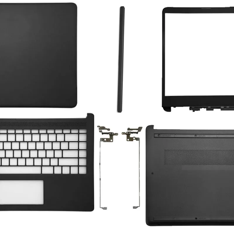 

For HP 14-DQ 14S-DR 14S-FR 14S-FQ TPN-Q221 TPN-Q242 NEW Laptop Case LCD Back Cover Front Bezel Hinges Bottom Case Top Lid black