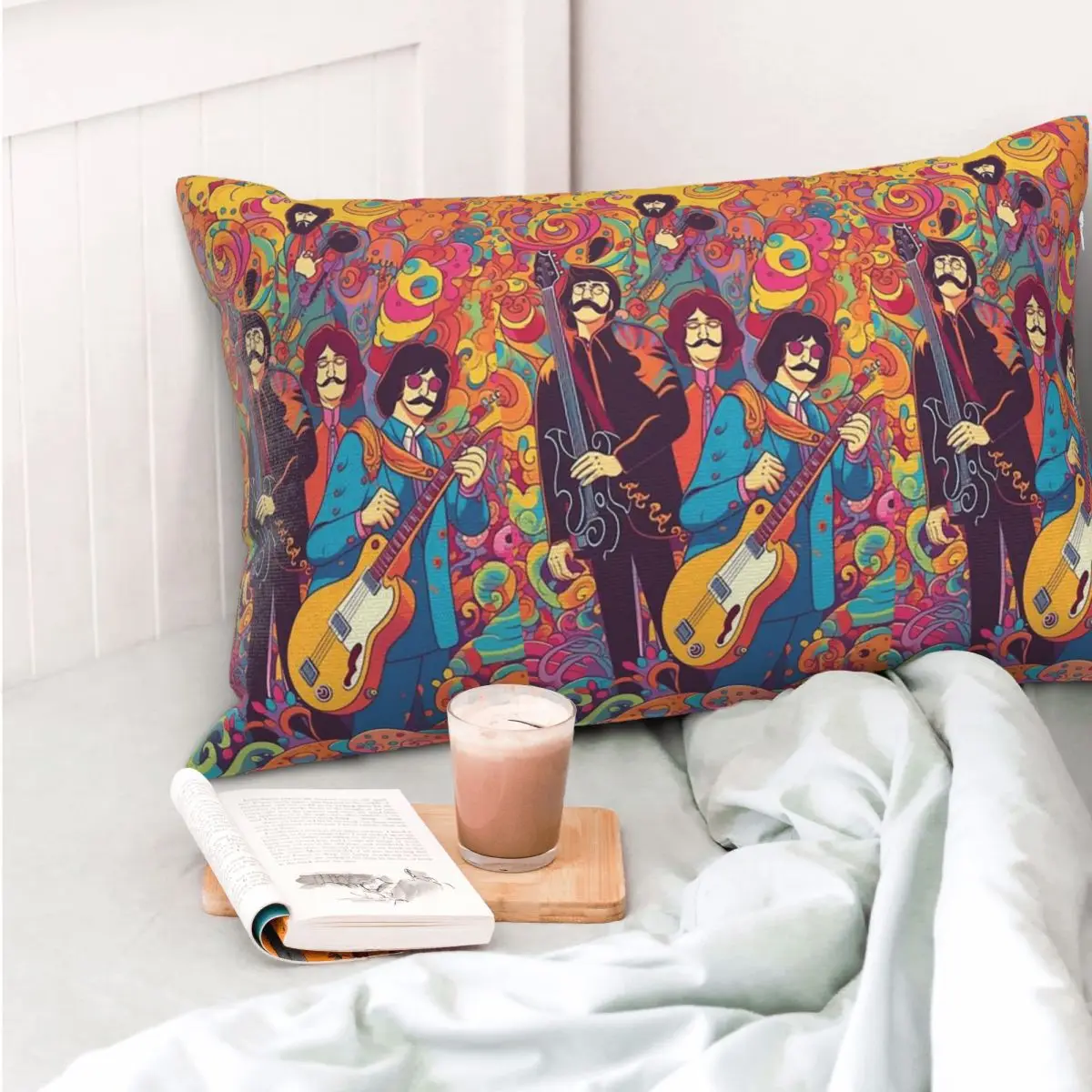 Beatle Submarine Rectangle Pillowcase Cushion Cover Decor Bedroom Bed Home Comfort Throw Pillow