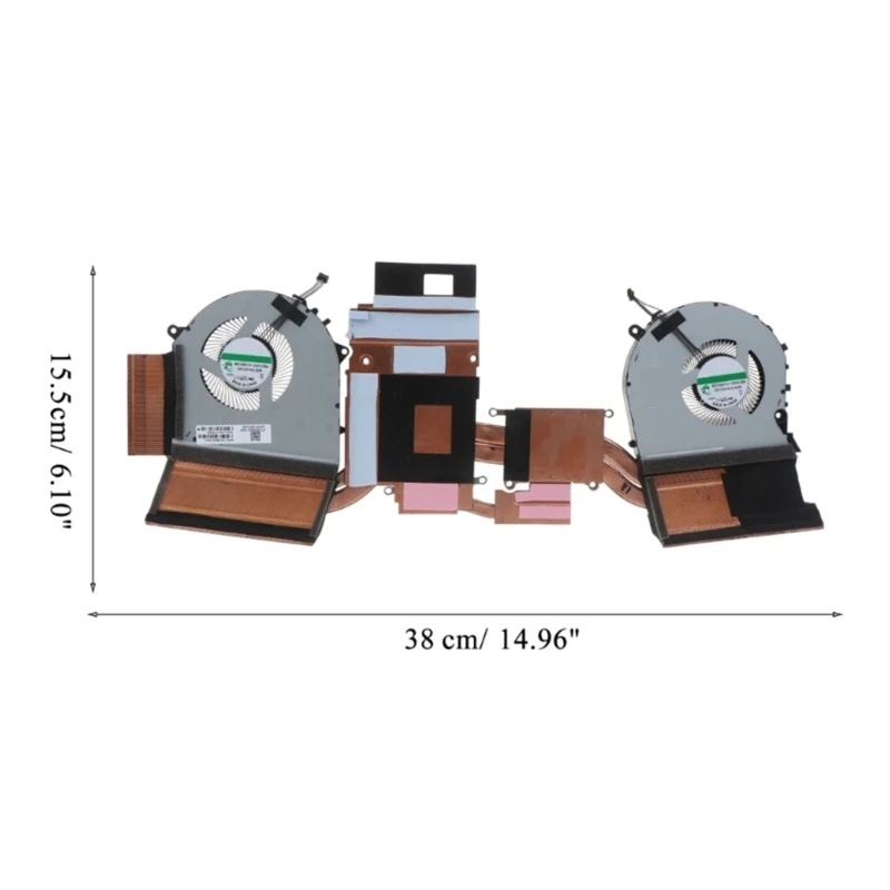 Ventilador placa gráfica para laptop GPU CPU Ventiladores resfriamento Radiador para OMEN 17-CB L62864-001