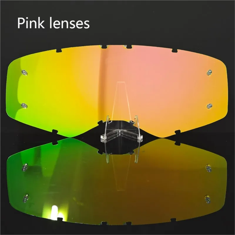 SCO Quick Swap Off-Road Goggle Lenses, Multi-Color PC Replacement Parts, Fit Adult MX ATV Dirt & Street Bike Riding Eyewear