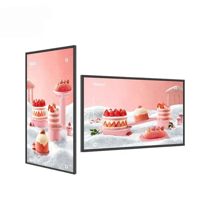 

Узкая рамка Silm 32-дюймовое настенное крепление 2K 4K Android Wi-Fi ЖК-видео изображение 32-дюймовая цифровая фоторамка