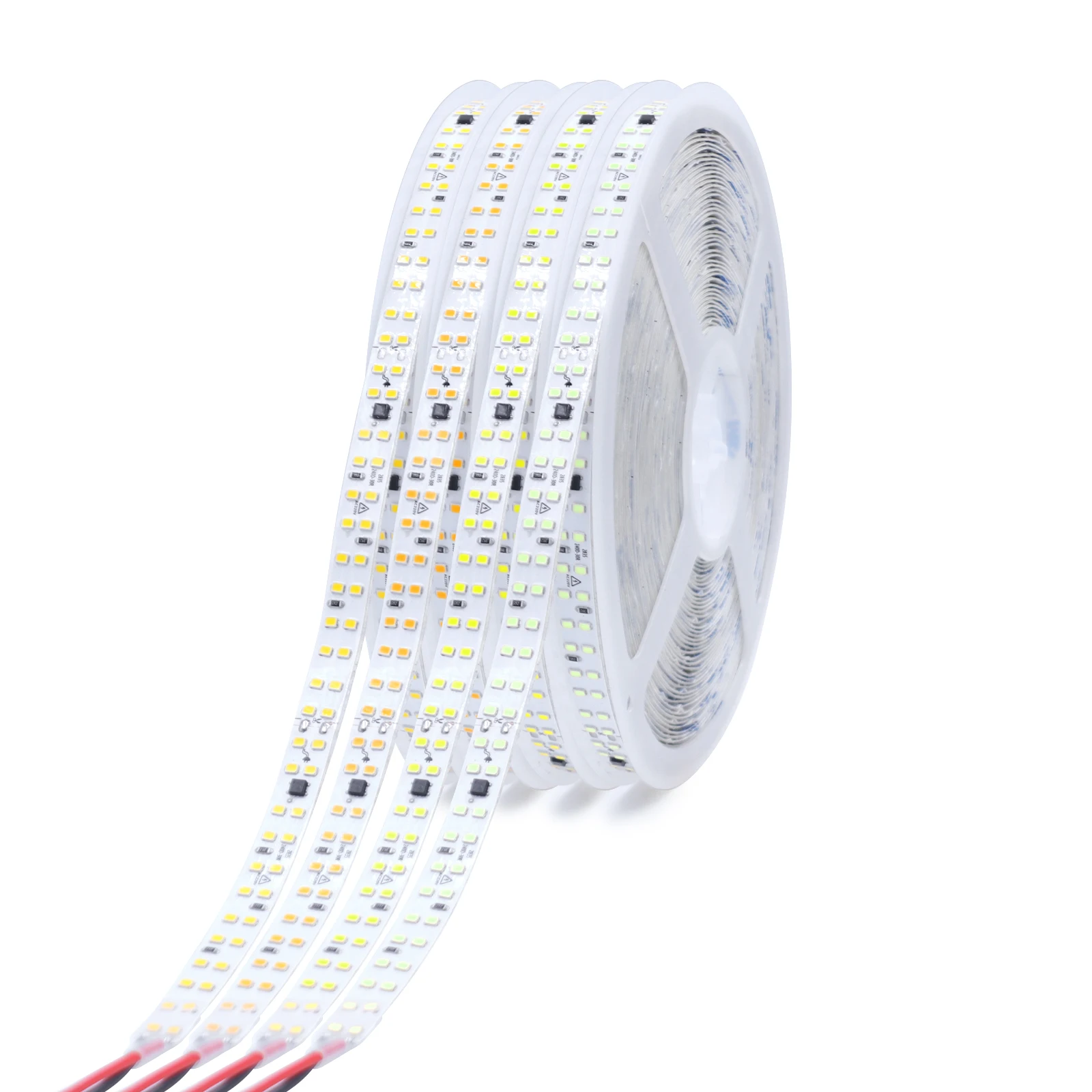 10M 20M/Roll AC 220V 240V LED Strip 240Leds/M 3000K 4000K 6000K Ice Blue/Yellow Home Decoration Flexible Ribbon Rope Tape Light