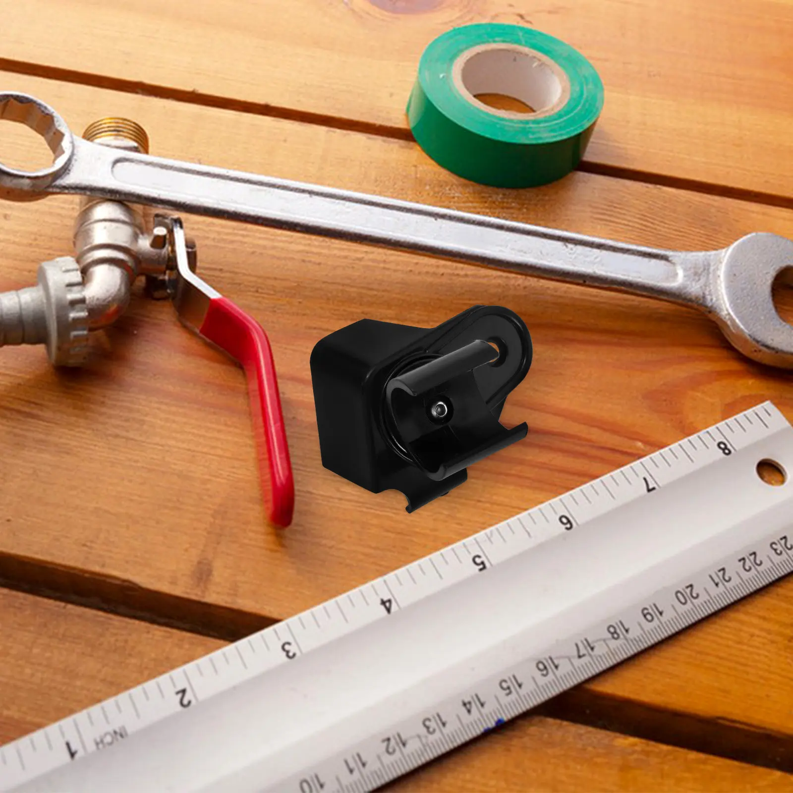 

Hard Hat Light Clip Mount Holder for Construction Workers Flashlight Headlamp Secure Adjustable Heavy Duty Safety