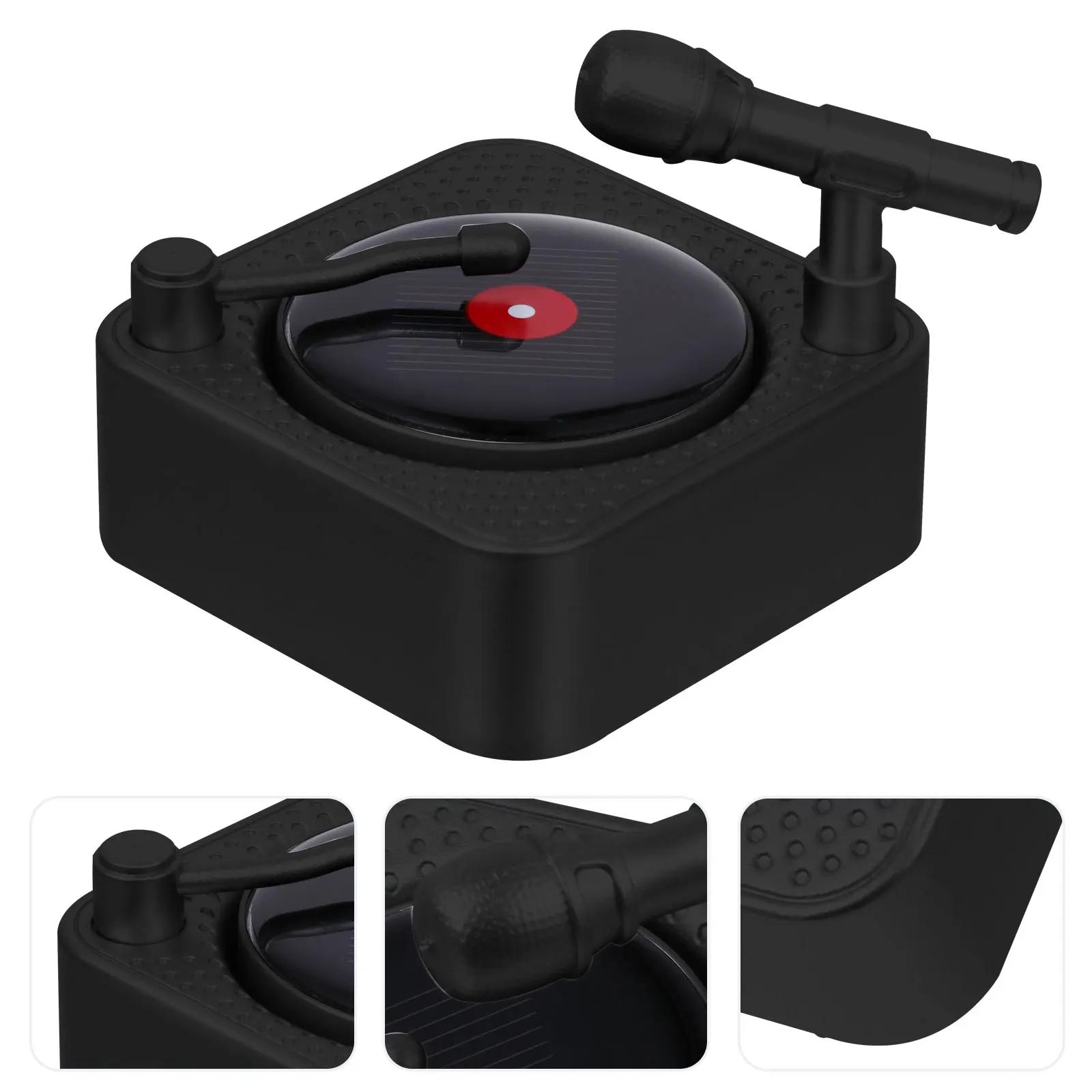 

Solar Phonograph Aromatherapy Diffuser Car Air Freshener Fragrance Statue ABS Material Long Use Creative Design Inner Car Decor