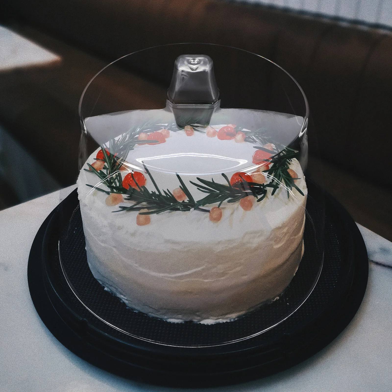 

Transparent Cheese Dome Food Cloche Clear Cake Dessert Display Cover for Outdoor Picnic Party Outdoor Food Covers