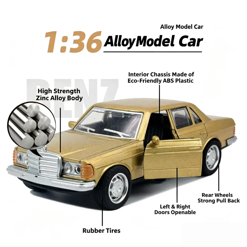 1:36 Schaal Retro Klassieke Au - Model Kit Cars recensie en prijs