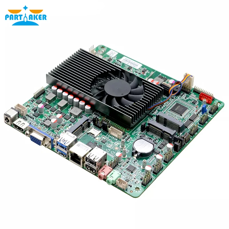 Imagem -06 - Participante Fino Itx Placa-mãe Lvds Mini Itx 170*170cm Ddr3 Itx-b320_i512l i5 3210m Mainboard com Vga 8111h Lan com dc 12v