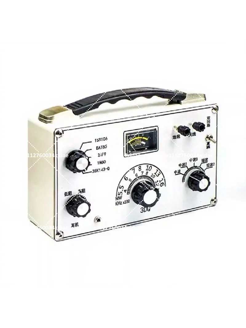 Medium Short Wave Ore Radio Five Segment Adjustable White Panel 3DQ Diode Receiver