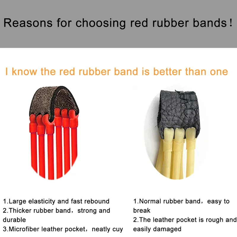 Natural Látex Flat Rubber Band, Outdoor Hunting Slingshot, Competitivo Profissional, alta Elastic, 2mm de espessura, 1 Pc, 3 Pcs, 5Pcs