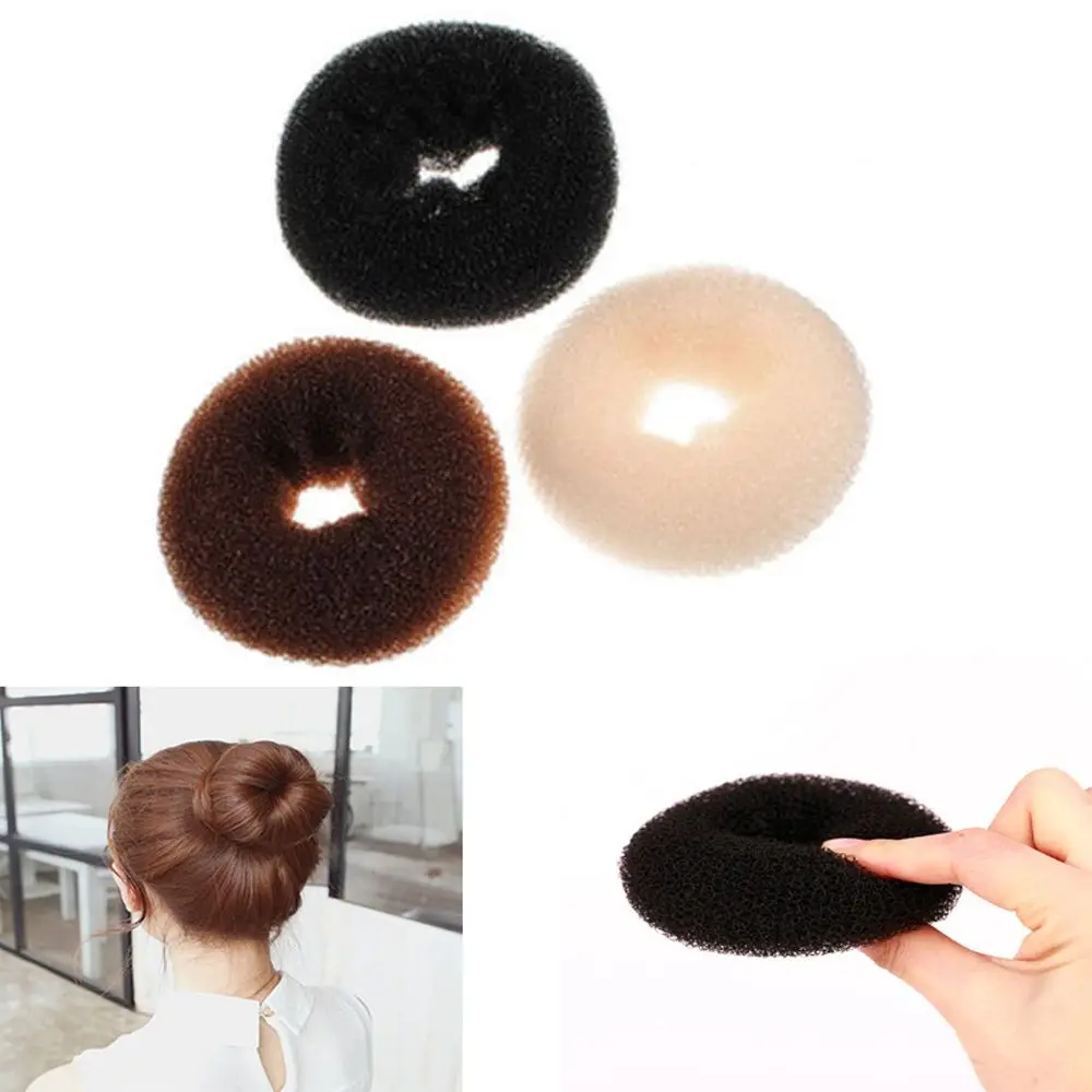 Tool 3 Colors and 3 Sizes Quick Messy Hairstyle Donuts Style Foam Sponge Hair Accessories Hair Ring Bun Shape Hair Styler