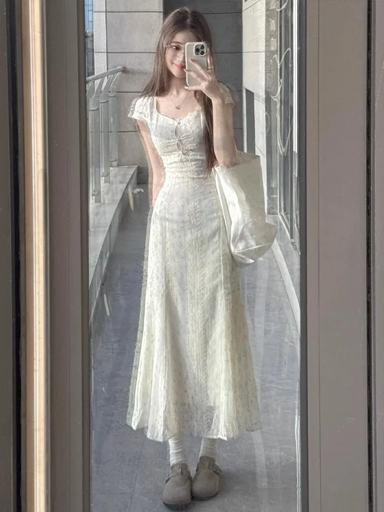 Ele été nouvelle femme Dr taille-accrochée jupe longue imprimé fleuri a-ligne Midi Dr minceur dissimulant tissu doux