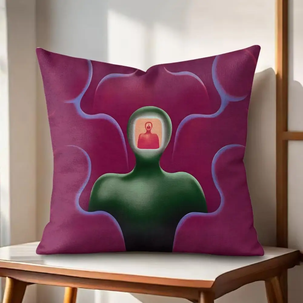 Band T-Tame I-Impala Cushion Cover Eco Linen Pillow Case Double-Sided Print Breathable Durable Zipper Home Decor Gift