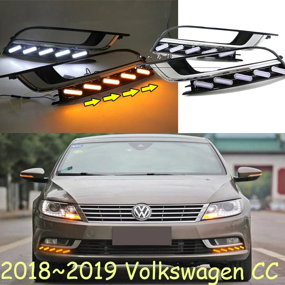 

dynamic moving,2018~2019y for Volkswagen arteon CC daytime light fog light motor styling CC headlight