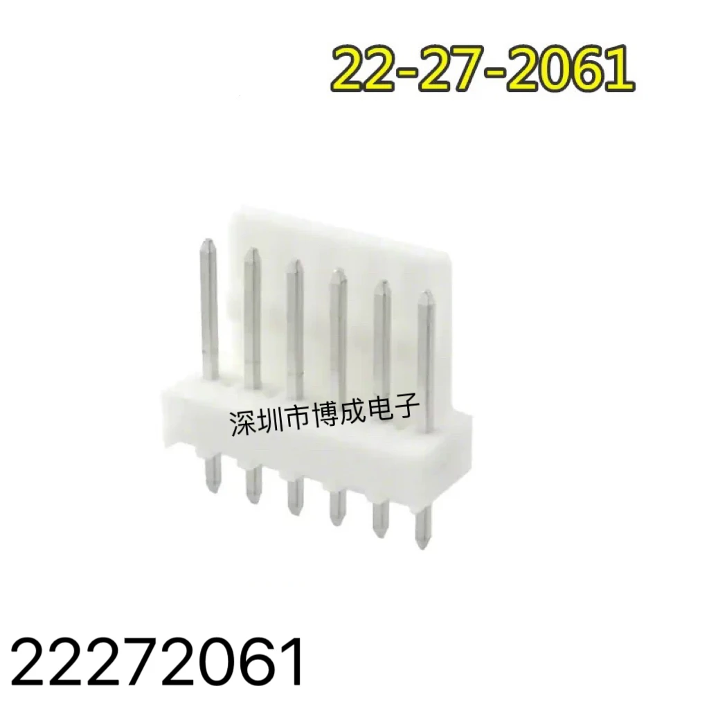 10PCS 22272061 22-27-2061 MOLEX connector 1x6P spacing: 2.54mm straight insertion 100% New original