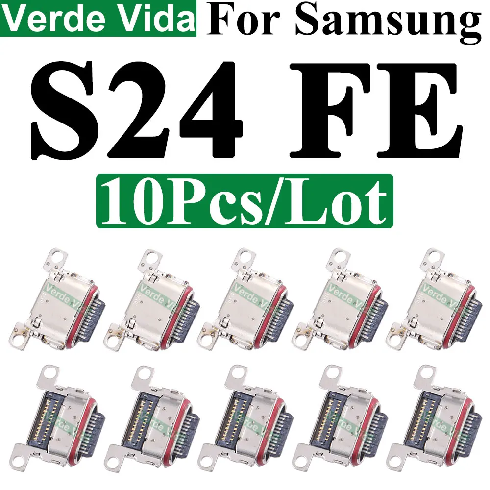 10Pcs Charging Port Dock Connector For Samsung Galaxy S25 S24 23 Ultra S22 S21 S20 Plus S10 Note10 S20FE S21FE S23FE S24FE S25FE image 5