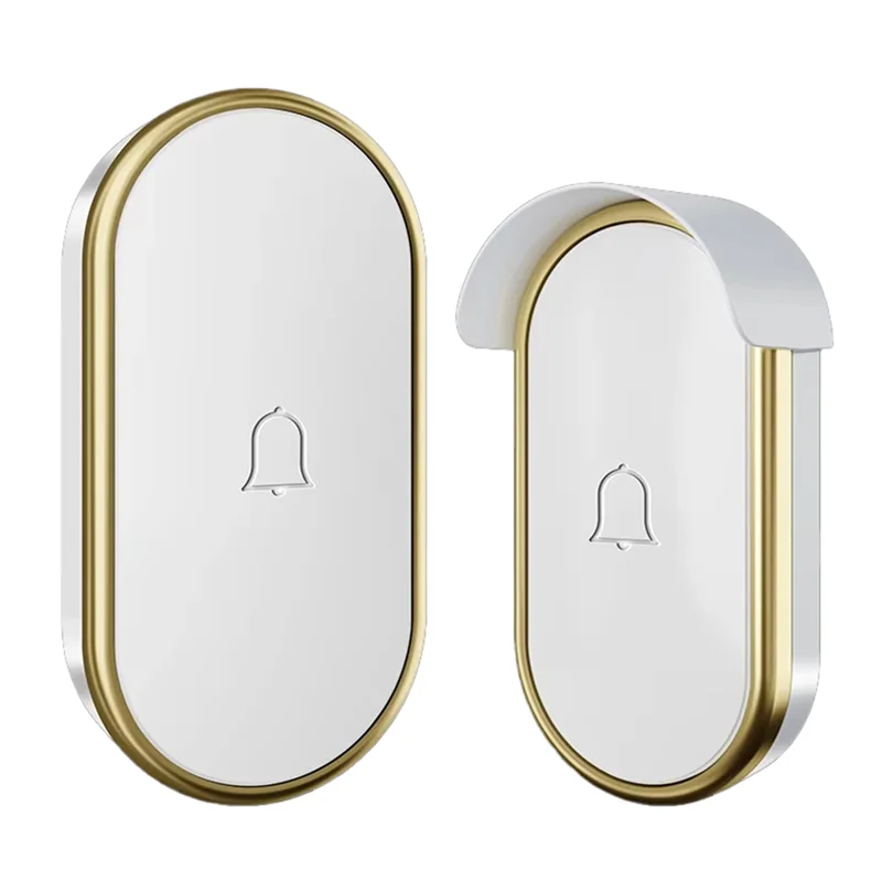 Long Distance Through The Wall Intelligent Electronic Wireless Doorbell Home Pager Mini Doorbell US Plug-Y47A