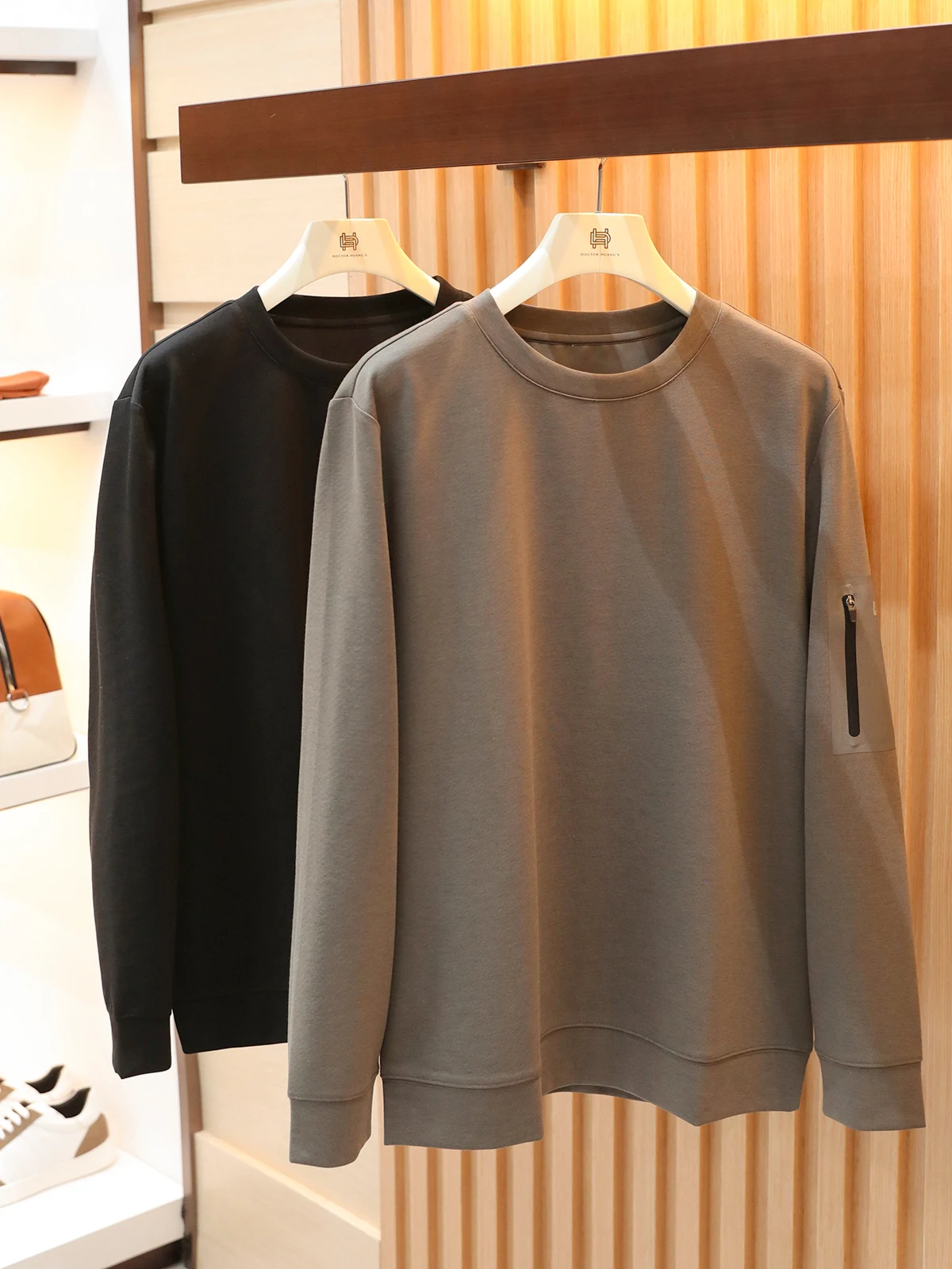 

Мужской свитшот с круглым вырезом и длинным рукавом, повседневный, свободного кроя, цветной, для многослойных образов, весна-осень, новинка 2025 года, парная футболка