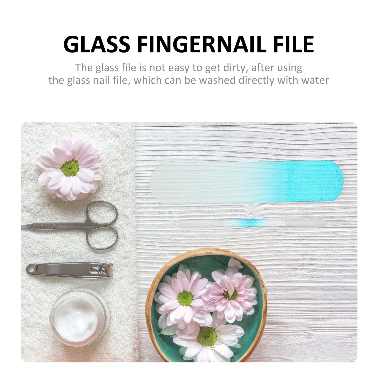 

Профессиональные стеклянные пилочки для ногтей, 2 шт., тонкая грубая зернистость для формирования и полировки ногтей, гладкая удобная пилочка для ухода за ногтями для женщин