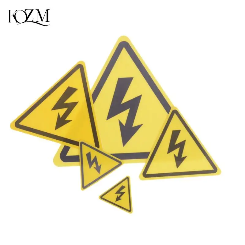 High Quality 2PCS Danger High Voltage Electric Warning Safety Label Sign Decal Sticker