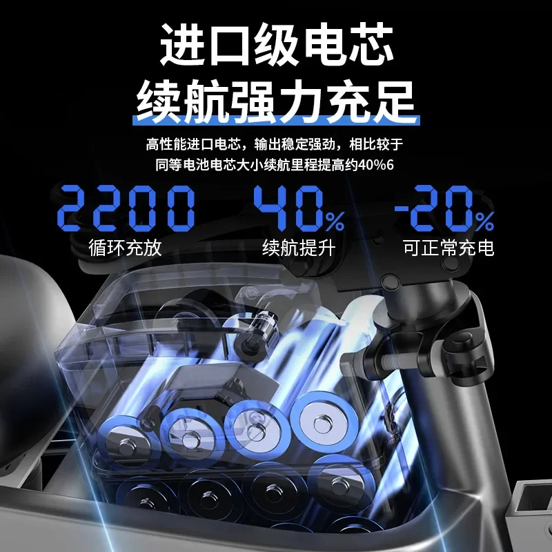 F12 Electric Folding Bicycle Two Wheel E Bike Battery Powered Moped for Commuting Transportation