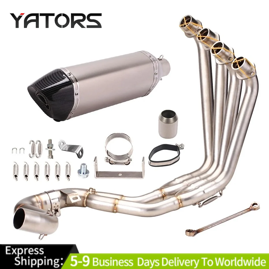 

For Honda CBR650F CB650R CB650F 2014-2023 Exhaust System Front Pipe 51MM Muffler Exhaust Systems Exhausts Pipes