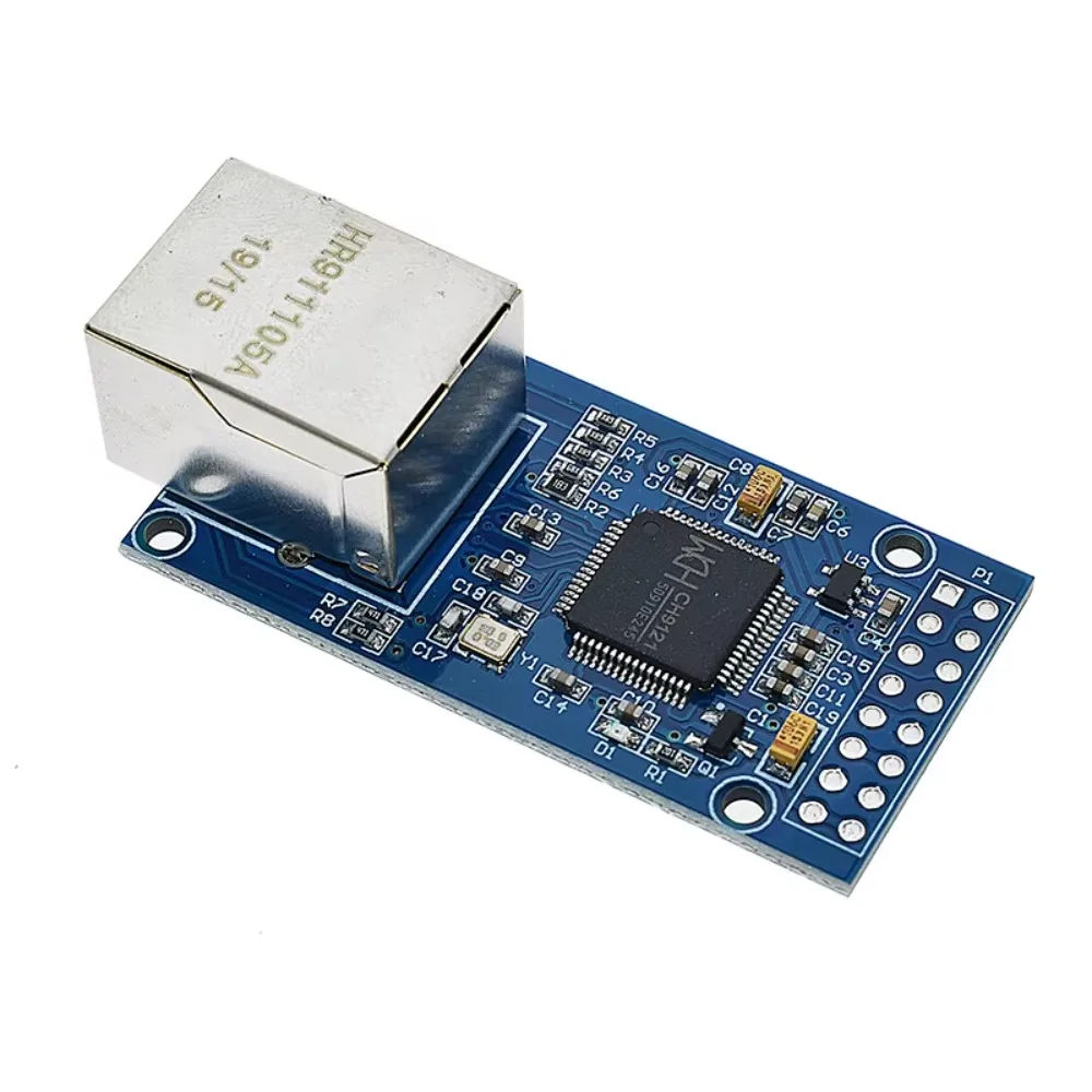 CH9121 UART Serial Port to Ethernet Network Module TTL Transmission Module Industrial Microcontroller STM32 TCP/IP 51 3.3V 5V