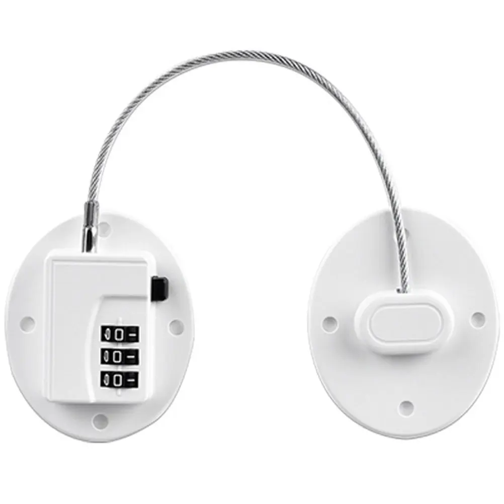 Combination Baby Safety Lock for Cabinets Refrigerator Drawers Windows Freezers Dryers File Cabinets Childproof Door Lock