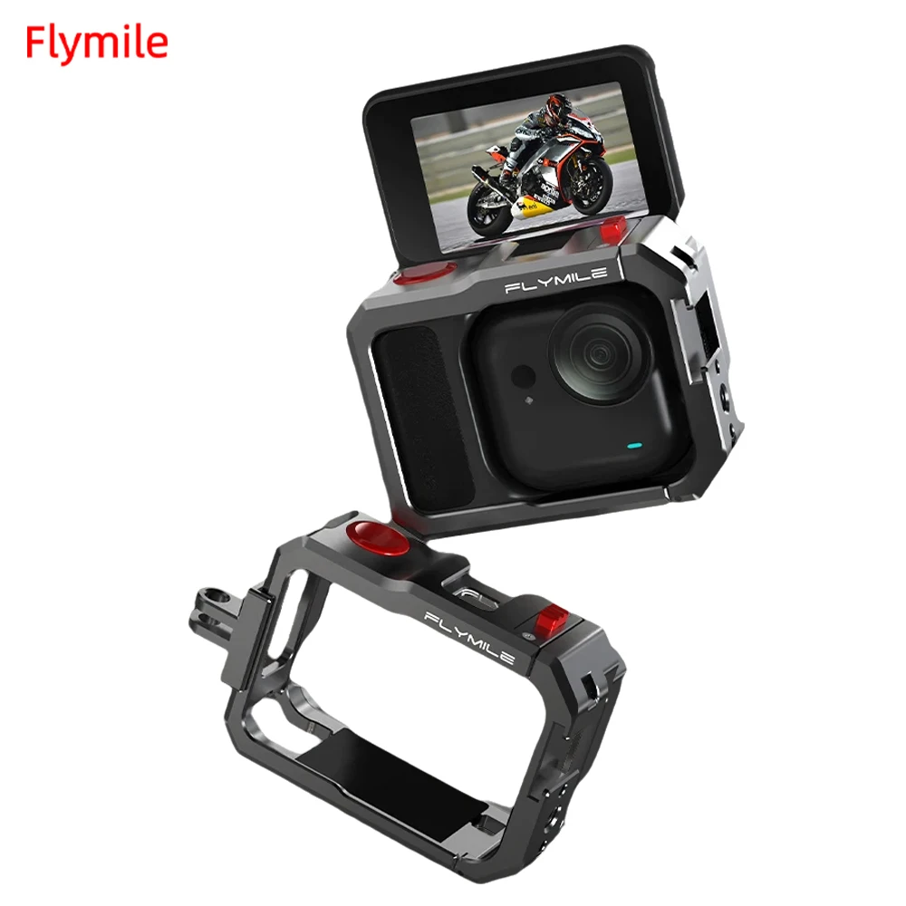 قفص معدني من Flymile لملحقات الكاميرا Insta360 GO Ultra بإطار حماية من سبائك الألومنيوم #1
