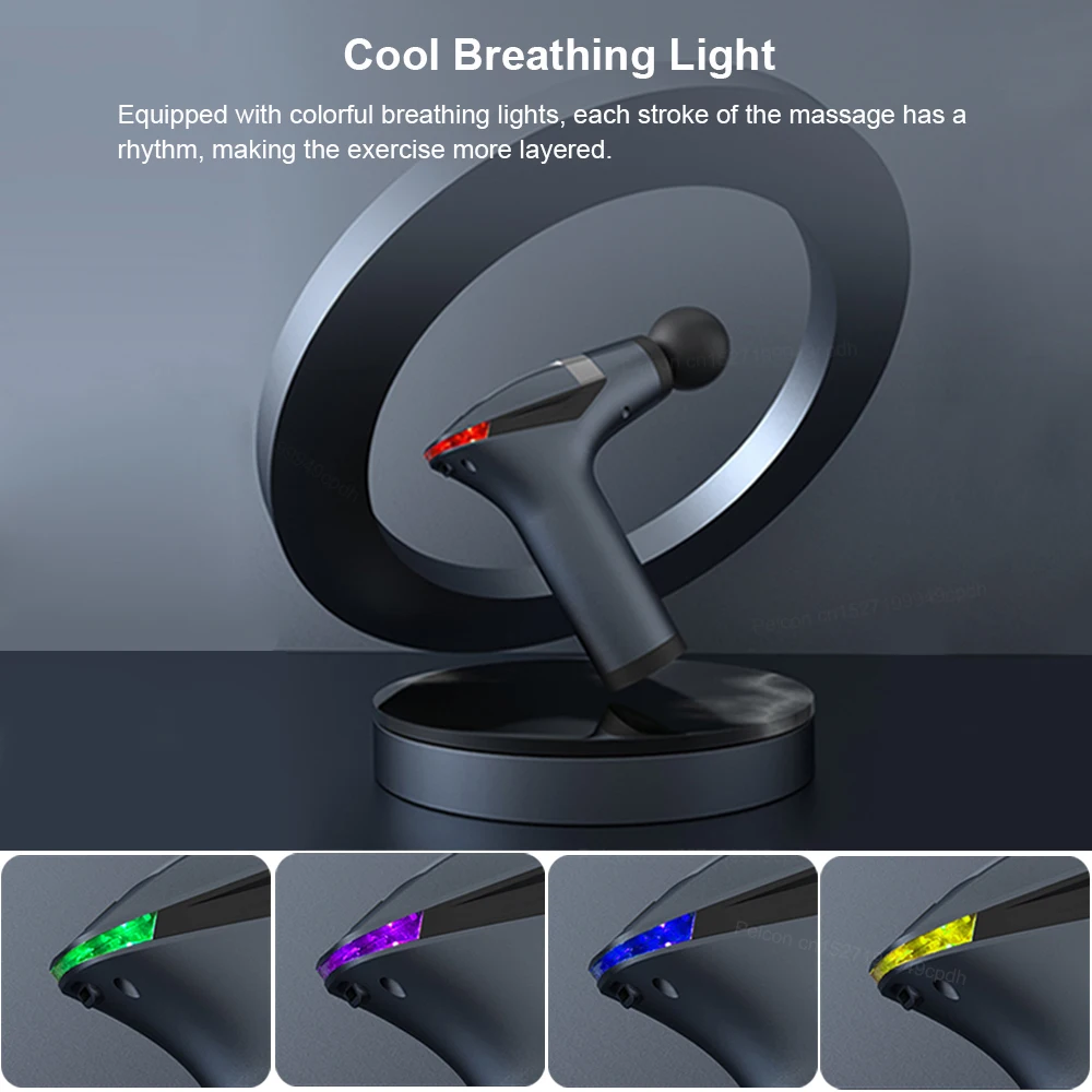 Pistolet de Massage Portable avec poignée étendue, pistolet électrique professionnel pour Fascia, pour les muscles des tissus profonds, Massage corporel, Relaxation