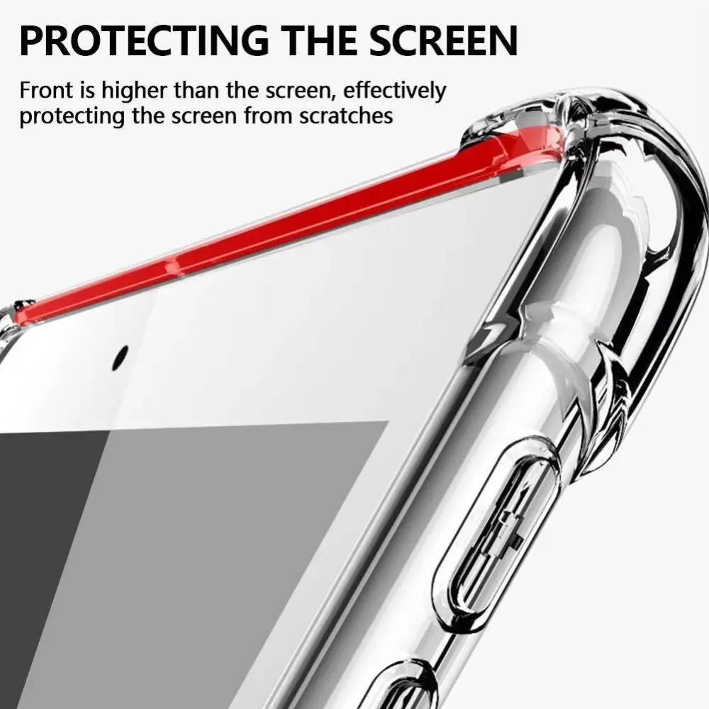 Transparent Tablet Case Shockproof 4 Airbags Protective Cover TPU Ultra-thin Back Cover for Alldocube iplay60 Mini Pro 8.4 inch