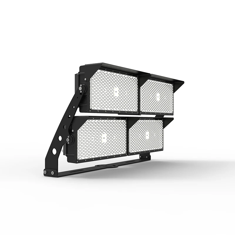 LED Stadium Flood Light 700W-800W IP65 Waterproof  Power Remote Control Wall Mount Outdoor Sports Field Lighting for Courts