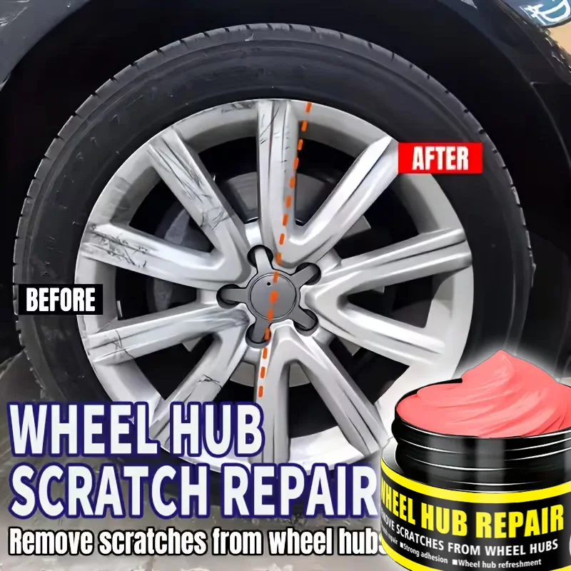Durable Premium Wheel Hub Kit: Scratch Rust Fade Fix & Retreading Polishing Paste