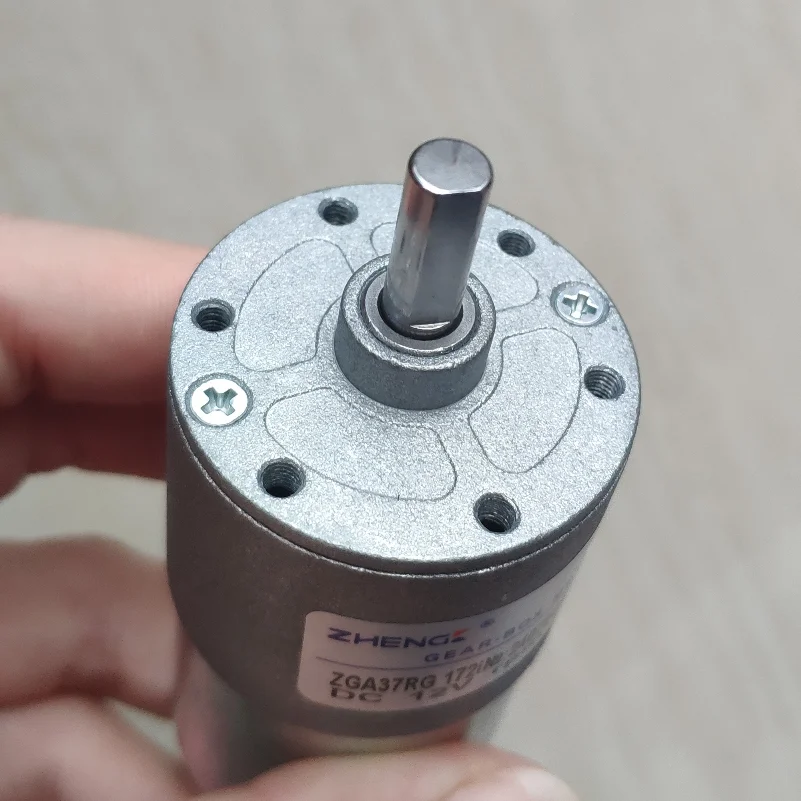 Original ZHENGKE ZGA37RG 12V 24V centric outpput shaft motor