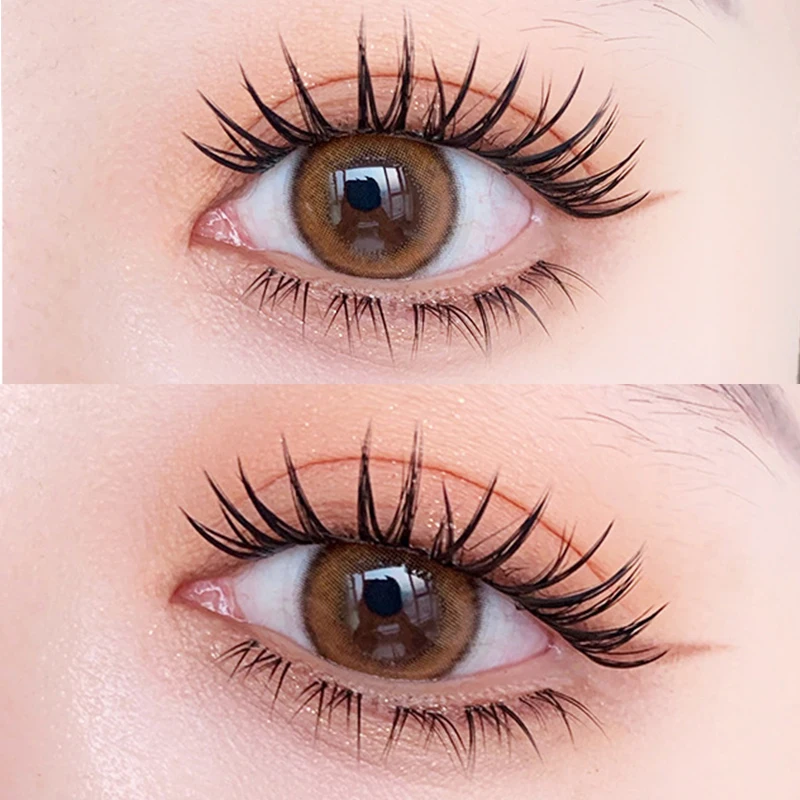Nieuwe Kleine Duivel Cos Stage Valse Wimpers Natuurlijke Simulatie Enten Enkele Cluster Wimpers Extend Makeup Beauty Tools