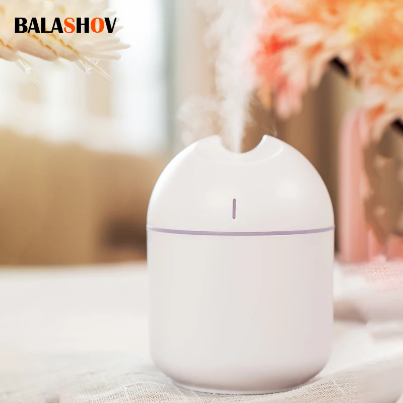 

250ML Mini Air Humidifier Essential Oil Diffuser USB LED Lamp For Home Office Car Aroma Diffuser Anion Mist Maker Car Purifier