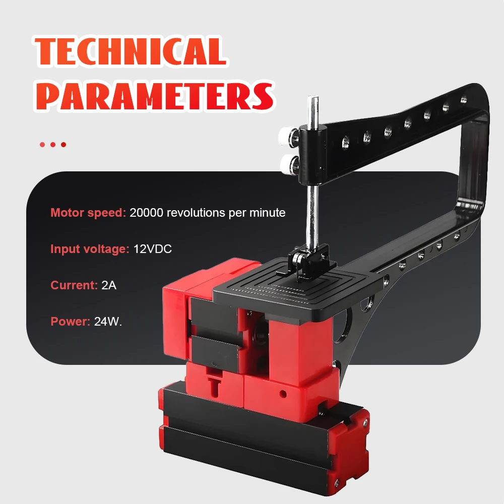 24 واط القوس الصغير الذراع سلك المنشار 20000 دورة في الدقيقة عادي المنشار آلة يده آلة نشر المعادن المحمولة آلات طحن عالية الطاقة #2