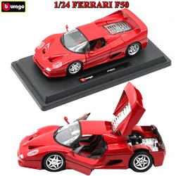 Bburago 1/24 FERRARI F50 Super Cars (1995) Diecast Alloy Cars Model F50 Ferrari Collection Gifts For Adults