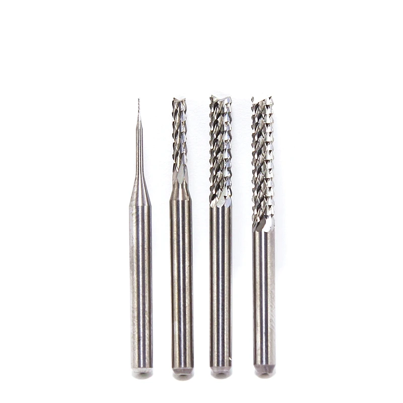 KH CNC مطحنة نهاية الذرة قاطعة المطحنة بت D0.4,1.5,1.8,2.0,3.0, 4, 6, 8, 10 مللي متر PCB نهاية مطحنة CNC أدوات طحن القطع