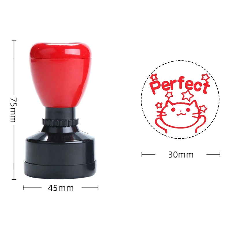 1 قطعة التعبيرات تشجيع ختم التعليقات المعلم المحمولة ختم جائزة الثناء التعبيرات ختم DIY بها بنفسك سجل القصاصات الأختام المعلم العرض ZYF