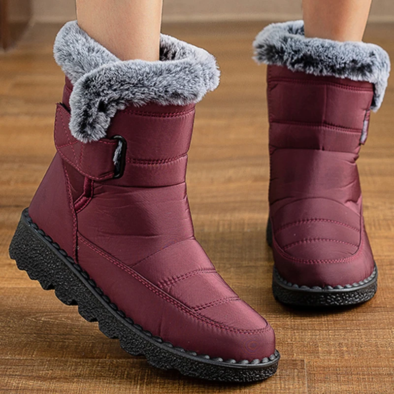 Snow Boots Women New Shoes Woman Waterproof Women Shoes Keep Warm Boots For Women Plush Fashion Botas Mujer Winter Boots