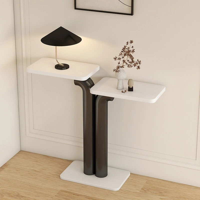ultra-narrow creative console table Light luxury entrance Japanese high-end console table living room aisle mesa salón furniture