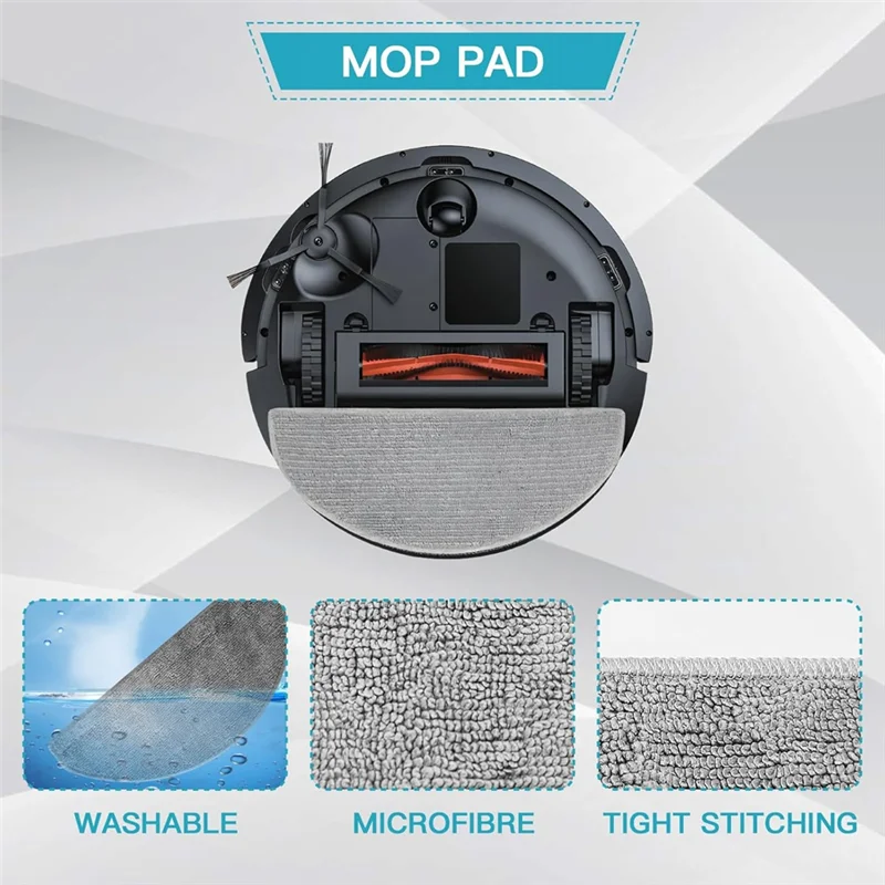 A20M для Honiture V8 Pro, для робота-пылесоса Lubluelu L20, основная боковая щетка, фильтр Hepa, тканевые запасные части для швабры