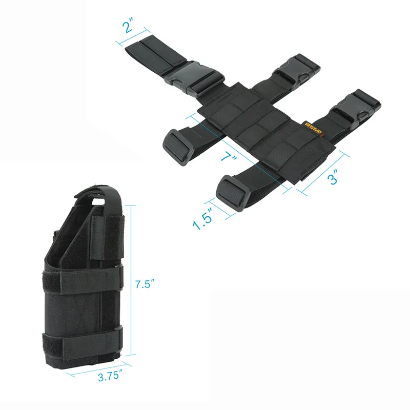 العالمي قطرة الساق الحافظة التكتيكية مول الحلمة tol الحافظة الفخذ منصة اليد اليمنى الساق الحافظة لوحة الصيد الأشرطة قابل للتعديل #2