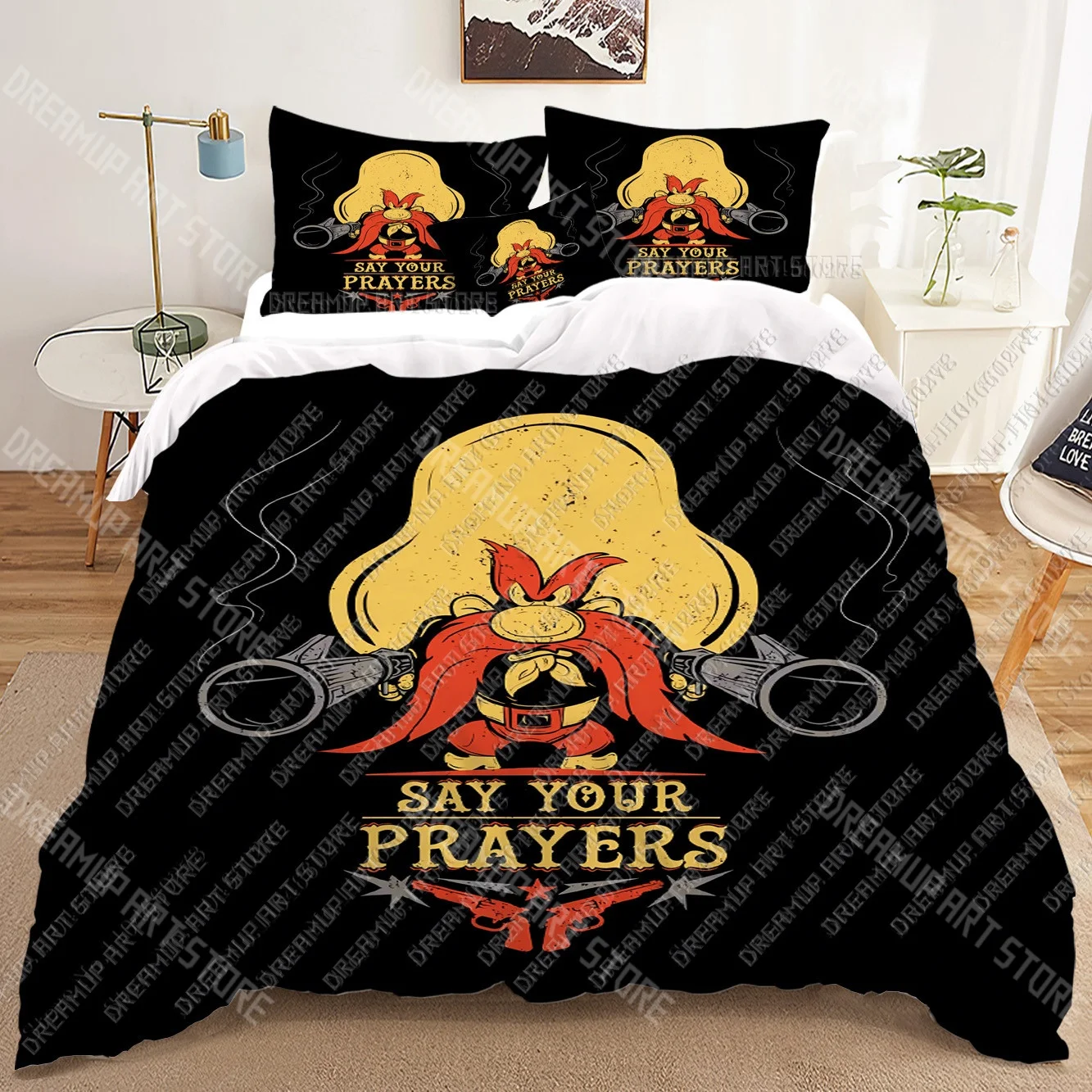 

Yosemite Sam 3D Bedding Sets print duvet cover Adults_ children bed comforter birthday gift dropshipping