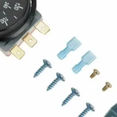 Radiator Mounted Thermostat with 3 Pin Configuration for Accurate Engine Temperature Monitoring and Cooling Activation