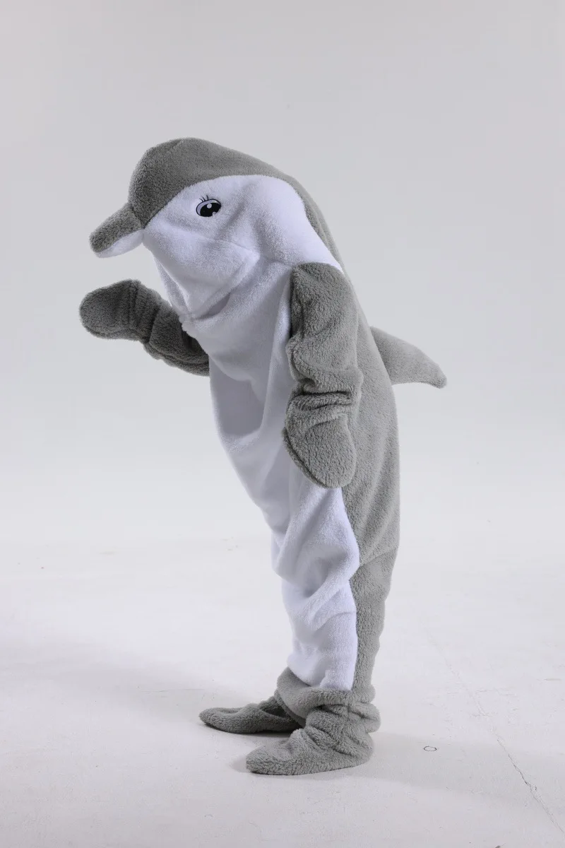 Dolphin Shark Blanket Adult Super Soft Soft Fleece Hoodie Sleeping Bag Loungewear Loose One-piece Pajamas Homewear Parenting