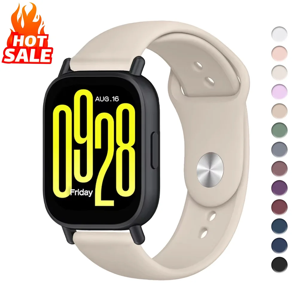 Silikon-Sportarmband für Redmi Watch 5 Active Correa Armband Handgelenk-Ersatzband für Redmi Watch 5 Lite 22mm Zubehör