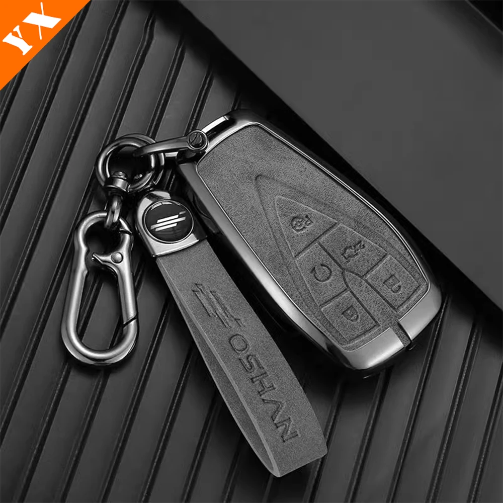 

For Changan Oshan x7 plus 2024 2025 Accessories New Car Remote Control Key Case Cover Shell Keychain Garnish Trim Cover