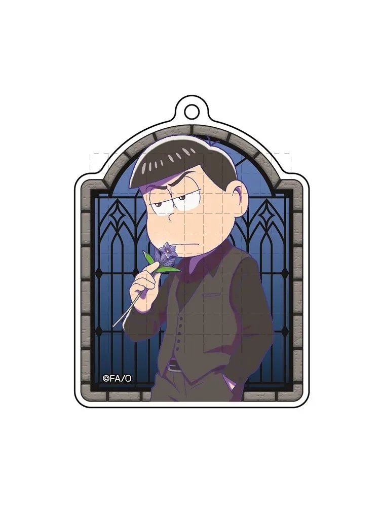 Game Karamatsu Choromatsu Jyushimatsu Todomatsu Ichimatsu Keychain Doll Anime Acrylic Keyring Pendant for Gift